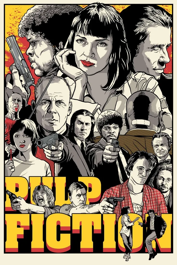 Quadro A2 Pulp Fiction