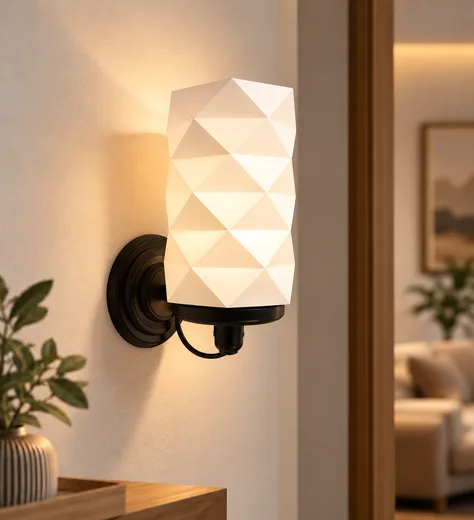 luminária de Parede Geométrica
